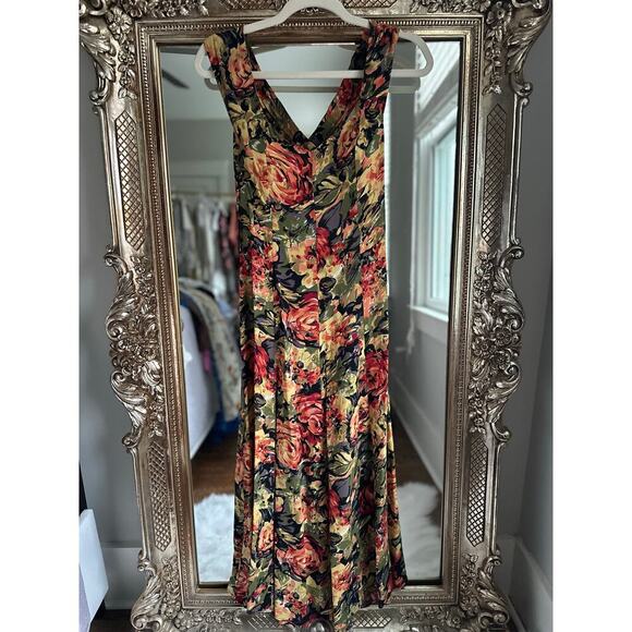 Johnny Was Dresses & Skirts - Vintage Johnny Was Biya Rated R Y2K Floral Crossback Midi Dress XS/S